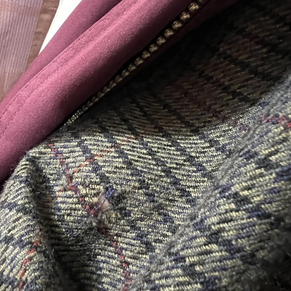 L.L. Bean Women's Long Trench Coat in Plum - Picture 11 of 13
